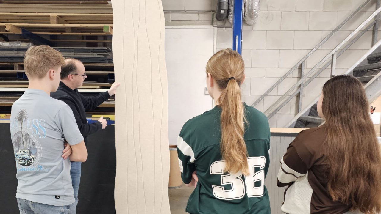 Leerlingen op bezoek